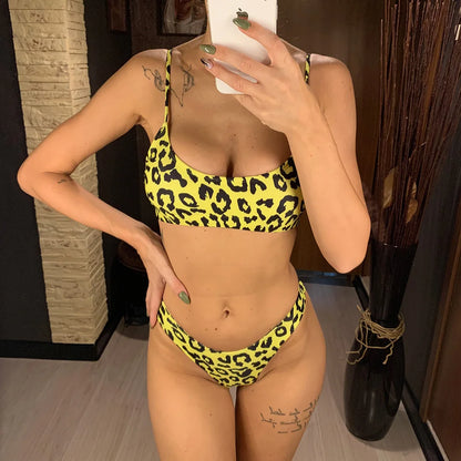 Bikini Leopardato Giallo